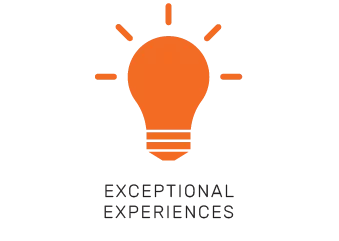 exceptional experiences lightbulb icon